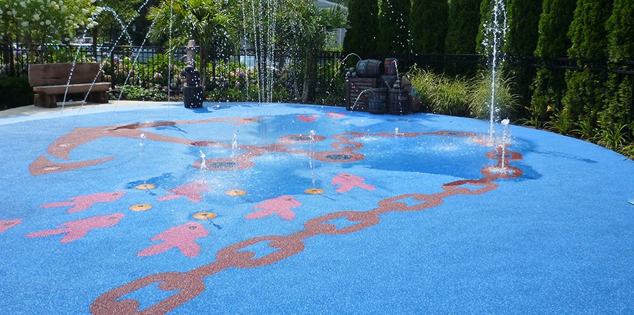 AquaFlex® Porous Water Play & Pool Deck Surfacing