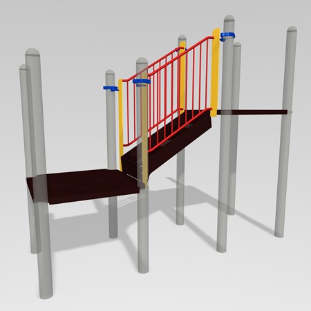 Deck Link w/Steel Barriers