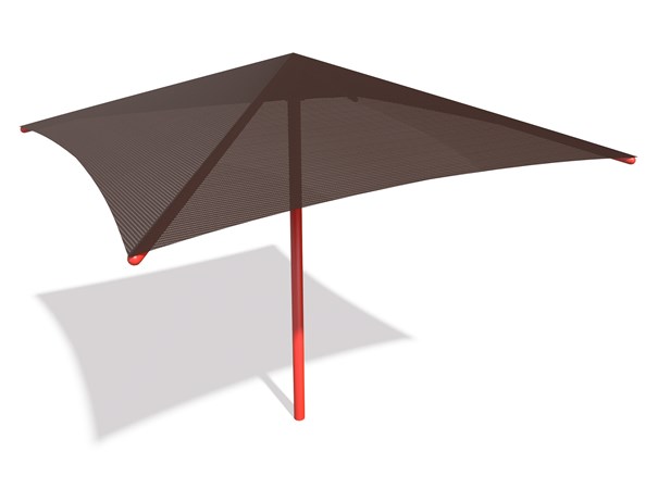 SkyWays® Single Post Pyramid (14'x14') Shade