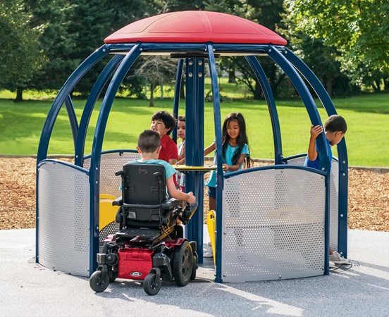 We-Go-Round® with Perforated Panels