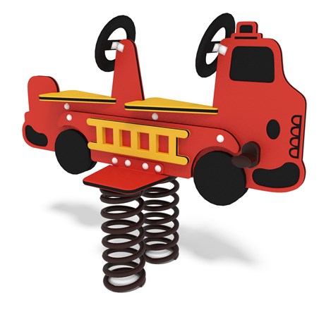 TuffRiders® Fire Engine w/Coil Spring