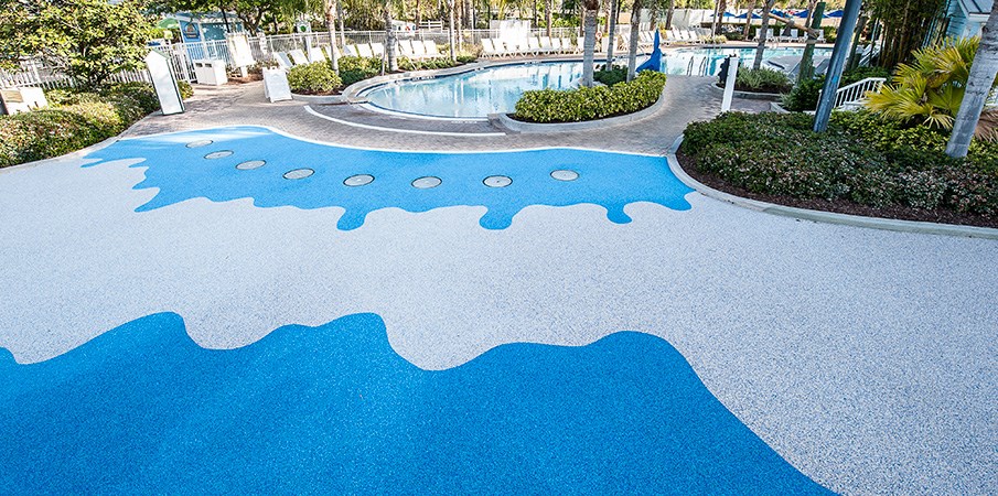 AquaFlex Non-Porous Water Play & Pool Deck Surfacing
