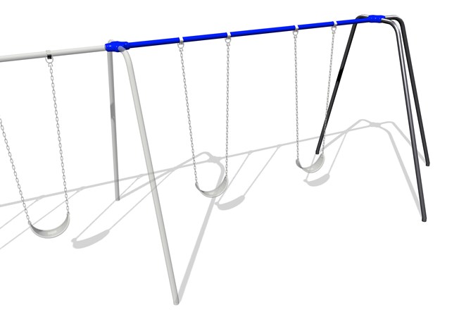 5000 Series Swing Frame 8' Height Additional Bay Anti-Wrap Hangers