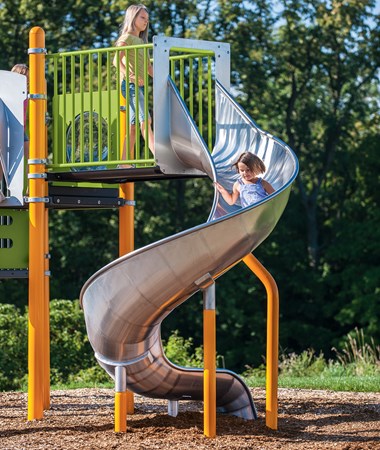 Stainless Steel Spiral Slide