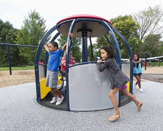 We-Go-Round® with Perforated Panels