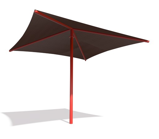 SkyWays® Single Post Pyramid (14'x14') Shade